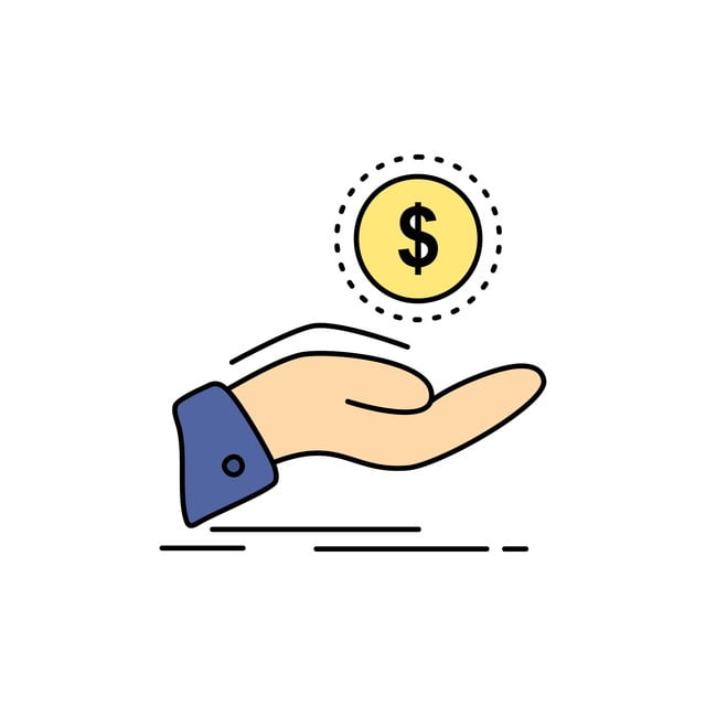 help, cash out, debt, finance, loan Flat Color Icon Vector